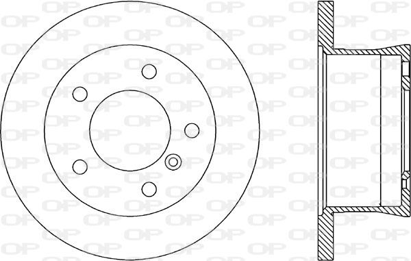 OPEN PARTS Тормозной диск BDA1785.10